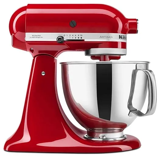 Batedeira planetária KitchenAid Artisan Empire Red
